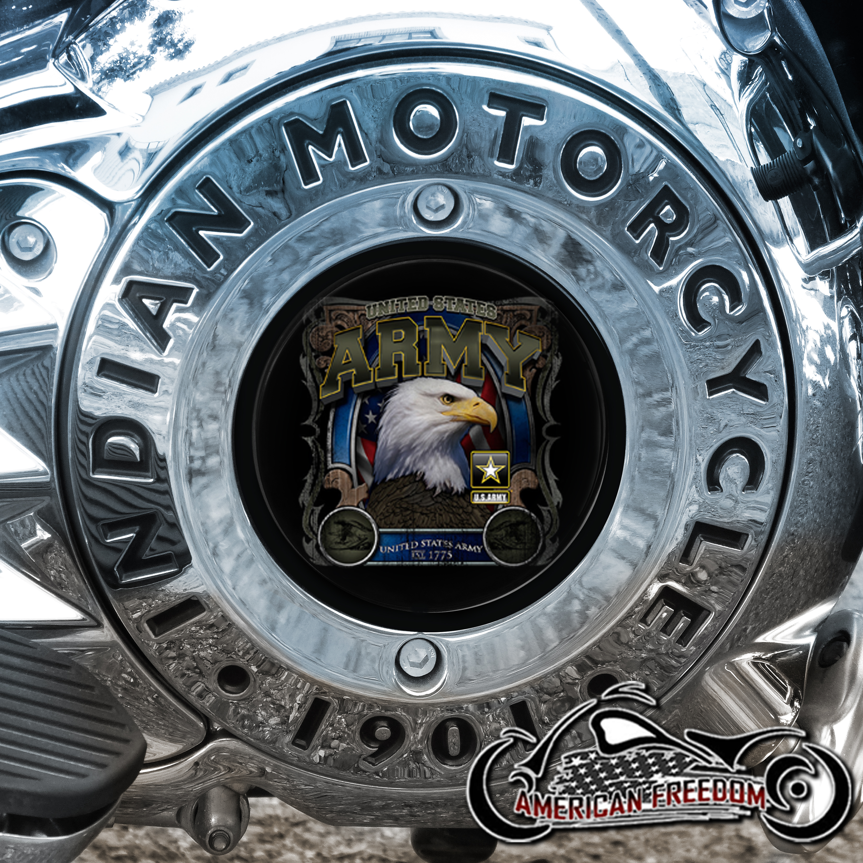 Indian Motorcycles Thunder Stroke Derby Insert - Army 1775